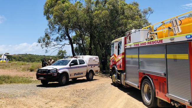 The RACQ Capricorn Rescue helicopter was called to the crash scene on Manns Rd, Emu Park, on November 7, 2022.