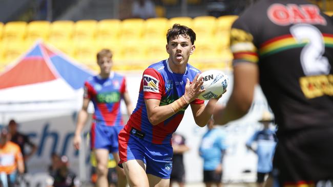 Chase Butler was the shining light for All Saints Maitland on Tuesday. Picture: Warren Gannon Photography.