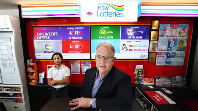 Newsagents Association of NSW and ACT secretary Ian Booth. Picture: John Feder