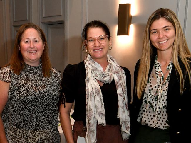 Stacey Iles, Robin Bode and Claudia Dight. Picture: Evan Morgan