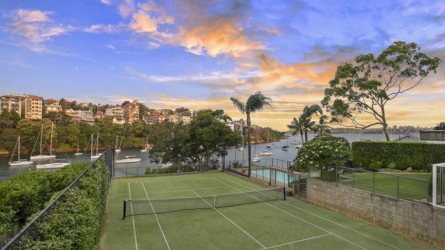 Anyone for tennis on this court in Kurraba Point in Sydney?