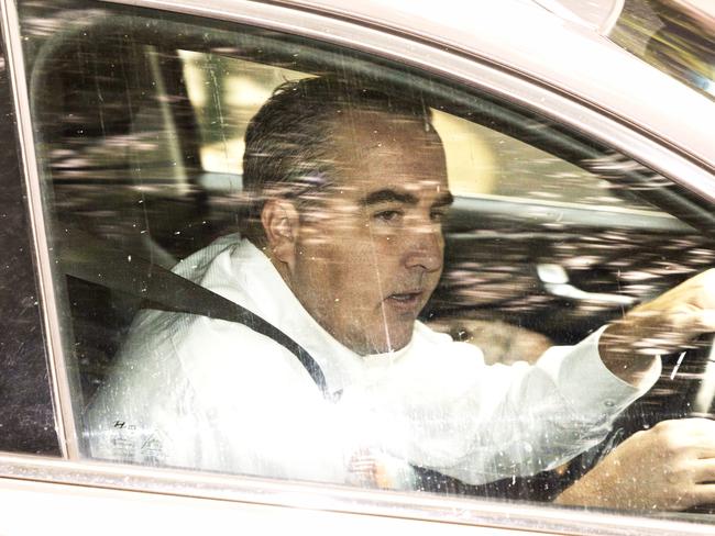 Member for Stafford Jimmy Sullivan leaves parliament after QLD Labor Party Caucus extraordinary meeting, Monday, May 12, 2025 - Picture: Richard Walker