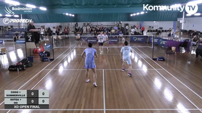 Replay: Victorian Open Badminton Championships Day 2 -  (Mixed Doubles Final) Kenneth Choo & Gronya Somerville v Jan Mark Sotea & Audrey Ho