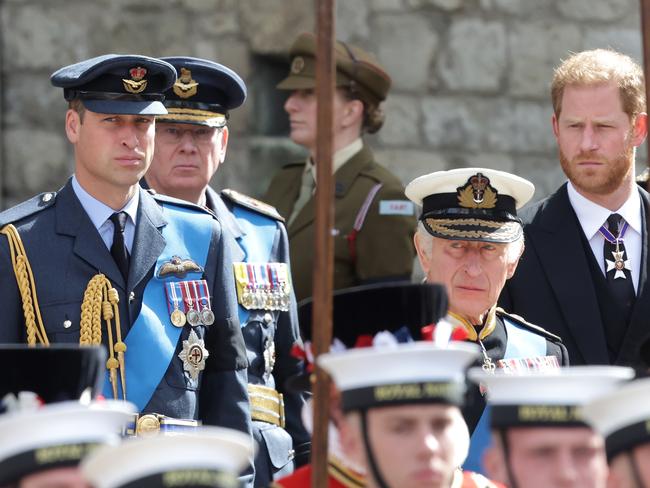 Prince William and Prince Harry have not spoken in “months”. Picture: Getty Images