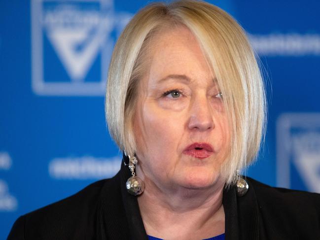 Louise Staley has been accused of stoking conspiracies by implying a ‘cover up’ over Daniel Andrews’s injury. Picture: NCA NewsWire/Sarah Matray