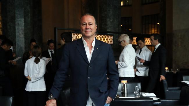 Restauranteur Neil Perry at his Rockpool Bar and Grill in Sydney. Picture: Jane Dempster.