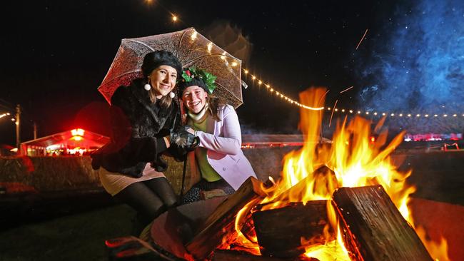 Mid Winter Festival from the Ranelagh Recreation Grounds. Sisters Isabella, 25 and Naomi Klug, 15 of Howden. Picture Zak Simmonds