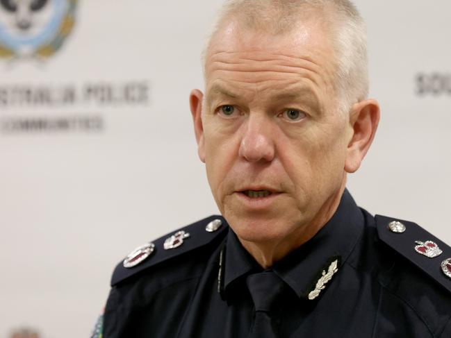 South Australian Police Commissioner Grant Stevens. Picture: Kelly Barnes