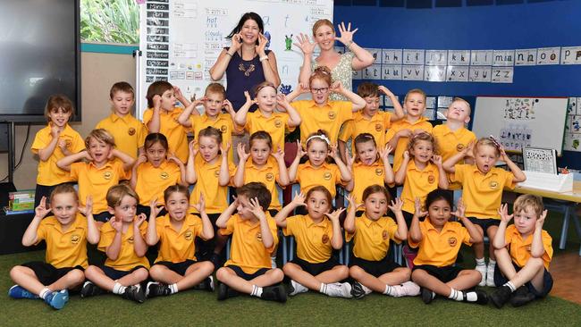 My First Year: Good Shepherd Lutheran College Prep Kookaburras. Picture: Patrick Woods.