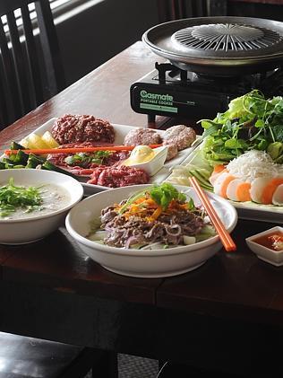 A variety of dishes at Nghi Ngan Quan.