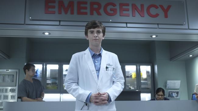 Freddie Highmore stars as an autistic surgeon in the hit new show The Good Doctor.