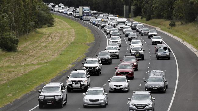 The Hume Motorway is a busy highway. Picture: Jonathan Ng