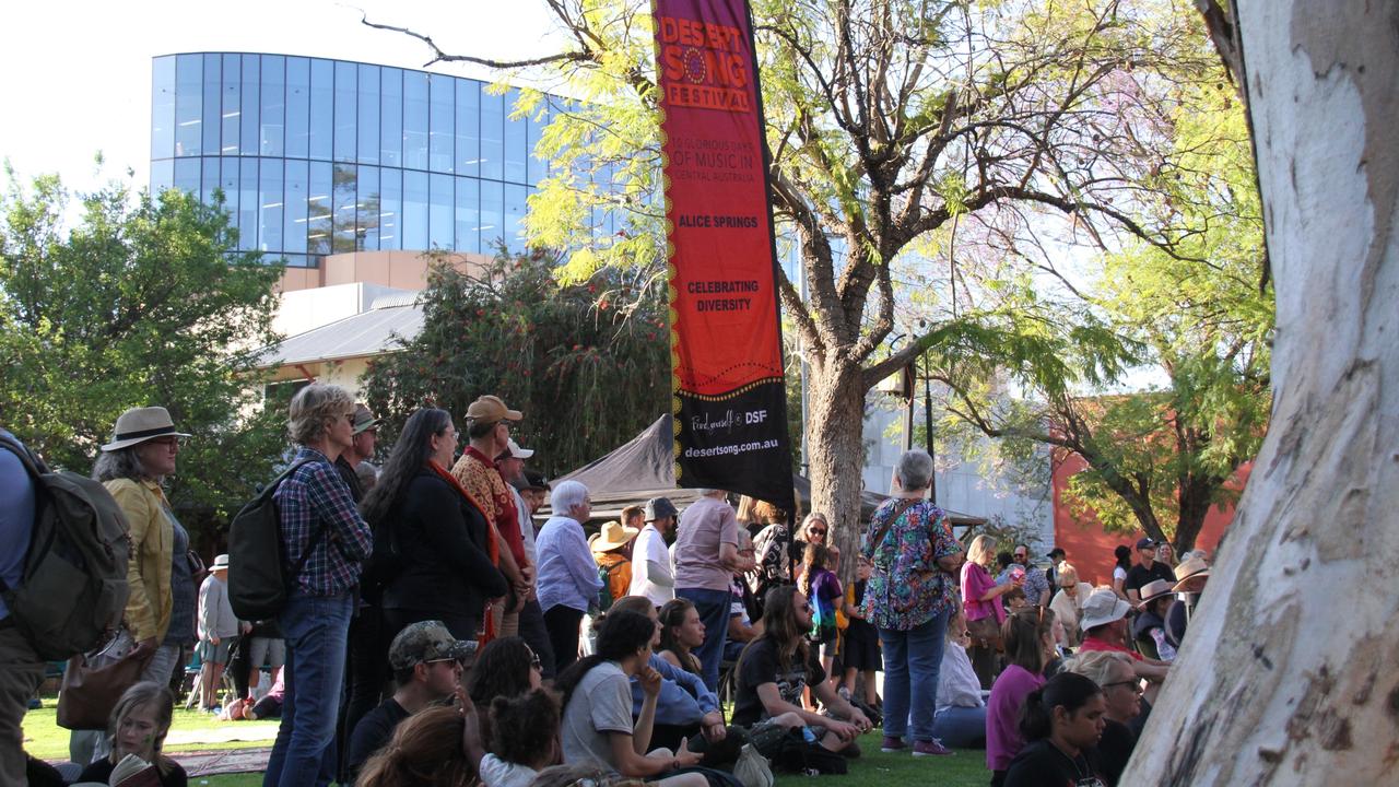 A Todd Mall street party kicked off the 2024 Desert Music Festival in Alice Springs on Tuesday, September 17, 2024. Picture: Gera Kazakov