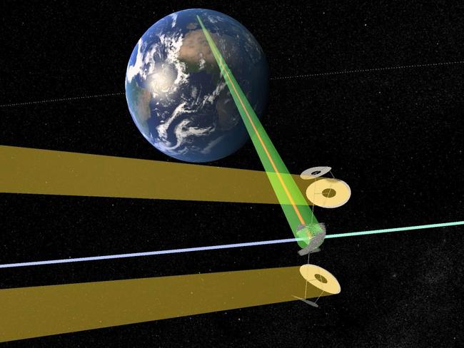 Solar Power Satellite delivering power to the UK: Picture: Supplied