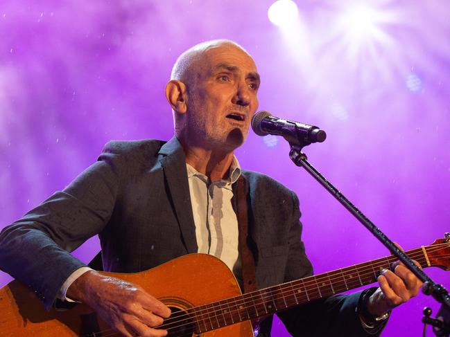 Sealink Carols by Candlelight at Elder Park -  Paul Kelly performs. Picture: Brett Hartwig