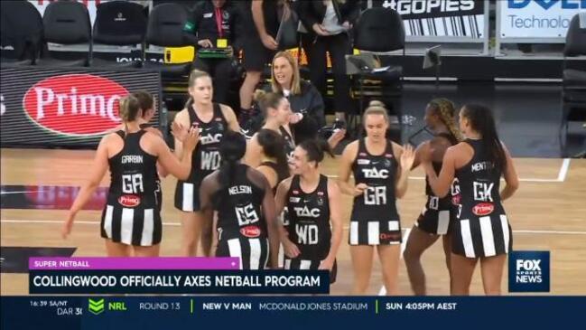 Collingwood officially AXES Netball program