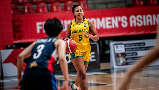 Lulu Twidale in action. Picture: Basketball Queensland