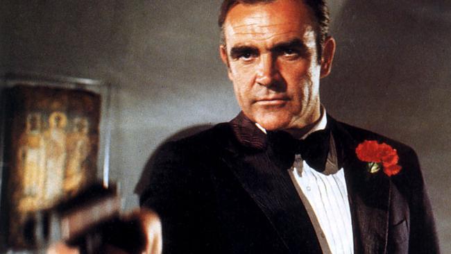 Sean Connery in James Bond film Diamonds Are Forever.