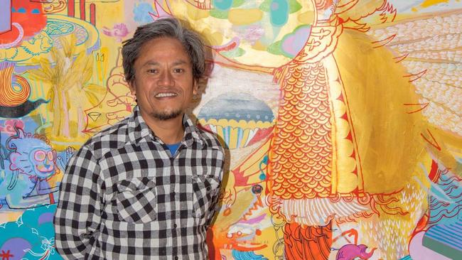 Bundit Puangthong will host an online art class for kids at the NGV.