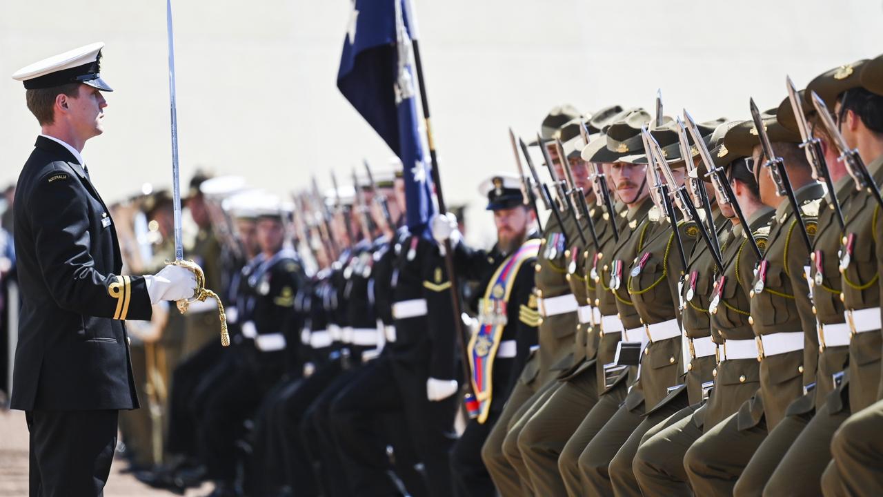 The proclamation is the first to occur at new Parliament House. Picture: NCA NewsWire / Martin Ollman