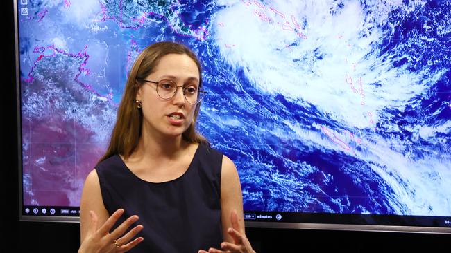 BOM Senior Meteorologist Laura Boekel said it’s unusual for a tropical cyclone to develop this early in an El Nino year. Picture: NCA NewsWire/Tertius Pickard