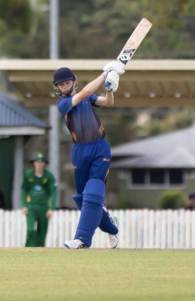 Whack - Sandgate-Redcliffe and St Patrick's batsman Steve Hogan.