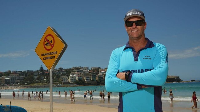 Bondi Rescue's Bruce “Hoppo” Hopkins on the beach