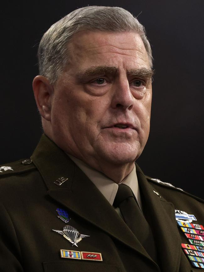 Chairman of the Joint Chiefs of Staff Mark Milley. Picture: AFP