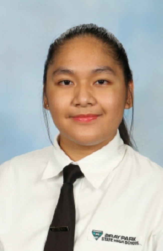 Arabella Dayrit, Bray Park State High School, high achiever.