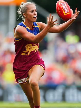 Kaitlyn Ashmore in action during the AFL Women's Grand Final. Picture: Getty Images