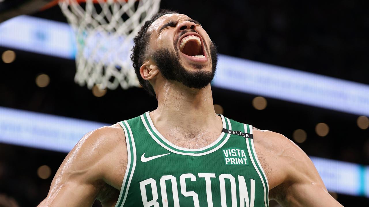 The Boston Celtics are NBA champions again. (Photo by Elsa/Getty Images)