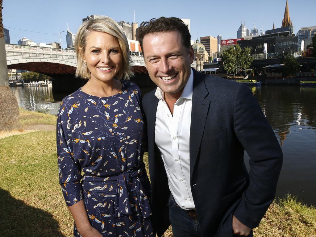 Georgie Gardner and Karl Stefanovic in 2018. Picture: David Caird.