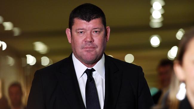 Crown Resorts director and cornerstone investor James Packer.