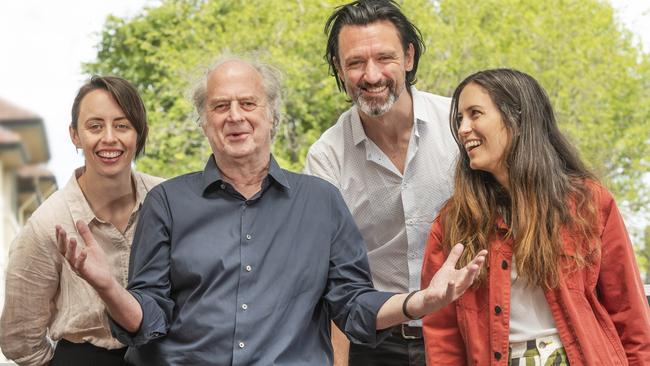 Gordi, Michael Gudinski, Paul Dempsey and Missy Higgins. Picture: Rob Leeson.