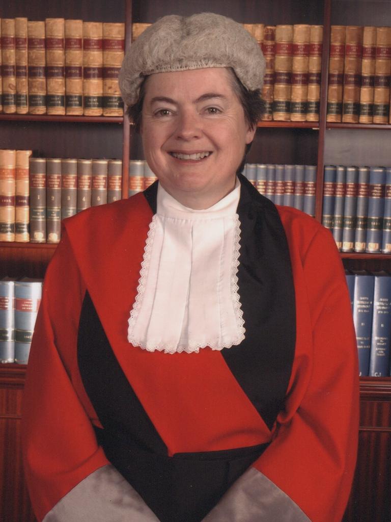 Ann Vanstone at her Supreme Court appointment in 2003. Picture: Supplied