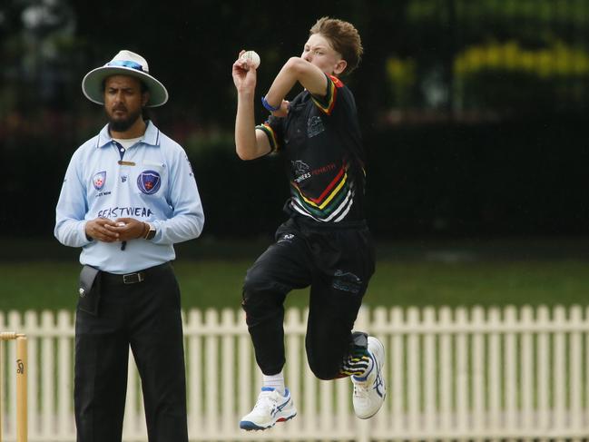 Alexander KerkhamAW Green Shield cricket, R4.Gordon v Penrith at Chatswood OvalSunday 14 January 2024,   Photographer: Warren Gannon Photography