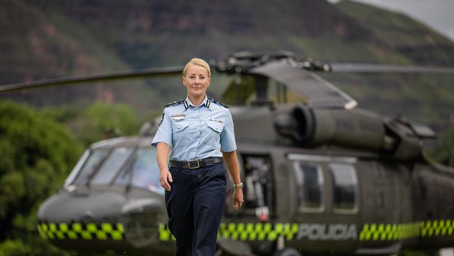 AFP Assistant Commissioner Kirsty Schofield in Colombia. Picture: Jason Edwards