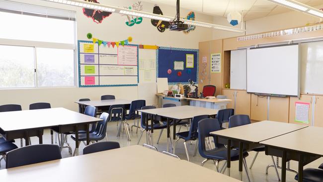 Generic photo of an empty school classroom. Picture: iStock