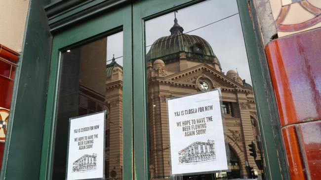 Melbourne’s lockdowns crippled small businesses across the state. Picture: David Crosling