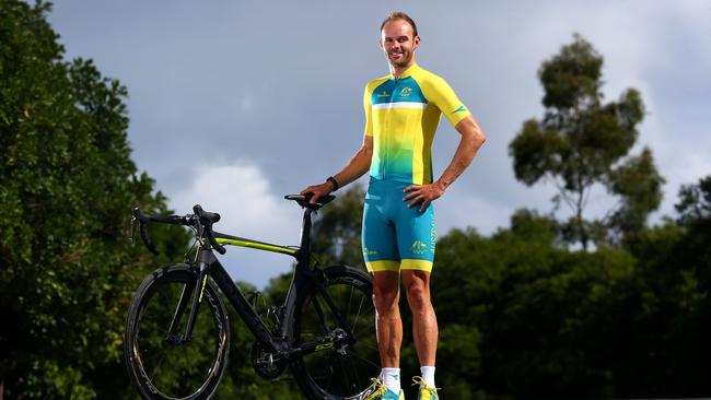 Australian cyclist Steele von Hoff makes his games debut at age 30. Pic: Adam Head