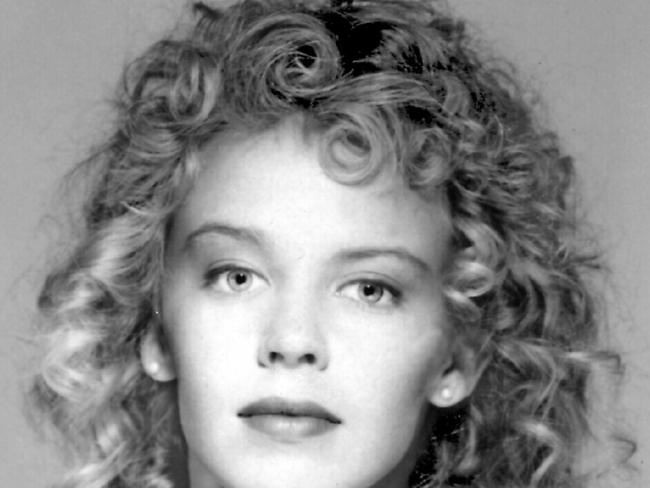 Kylie Minogue in the Locomotion press photograph in 1987. Pic: Mushroom