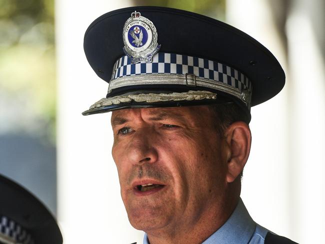 NSW Police Deputy Commissioner Dave Hudson. Picture: AAP Image/Brendan Esposito