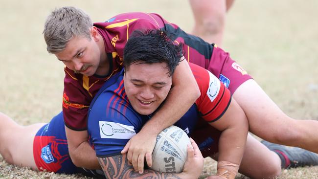 Hakaraia Toi Toi scores for Campbelltown Collegians, reserve grade. Picture: Steve Montgomery