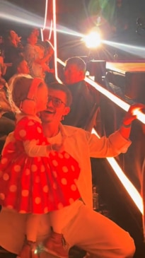 Adorable moment Orlando Bloom takes daughter to watch her mum's Katy Perry show