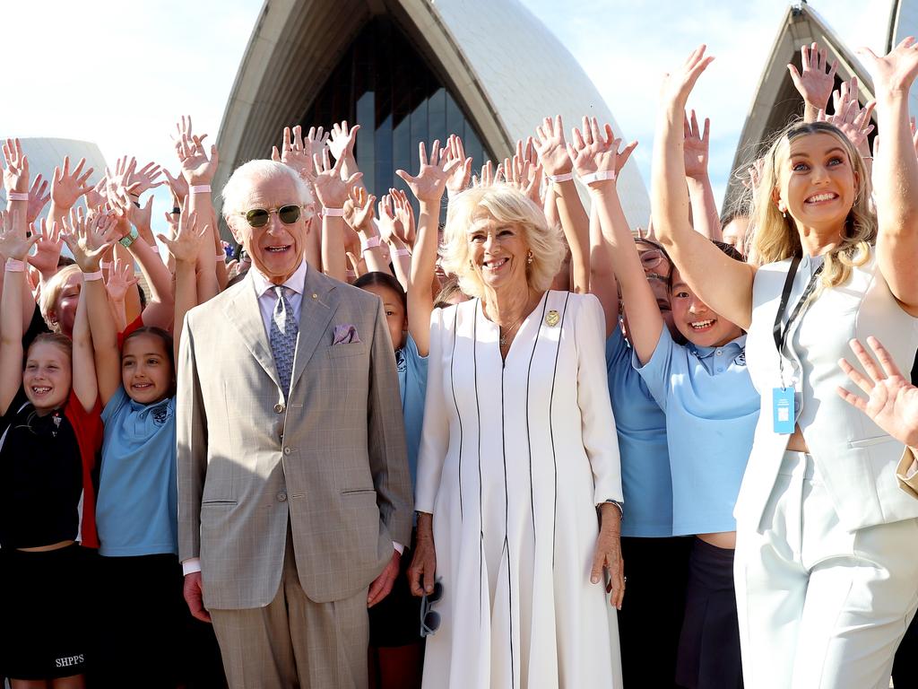 King Charles III and Queen Camilla at the Sydney Opera House. Picture: Chris Jackson/Getty Images