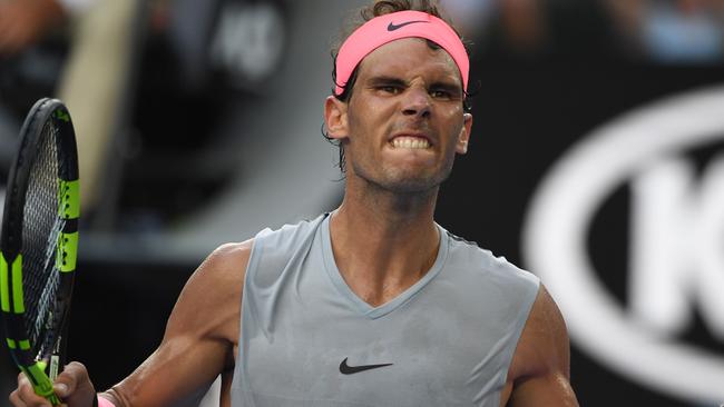 Spain's Rafael Nadal is a justified favourite against Marin Cilic. Picture: AFP