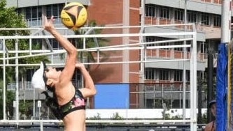 Cairns volleyball athlete Thuy Vu Farmer, 44, lives, breathes and sleeps her sport. Picture: Supplied