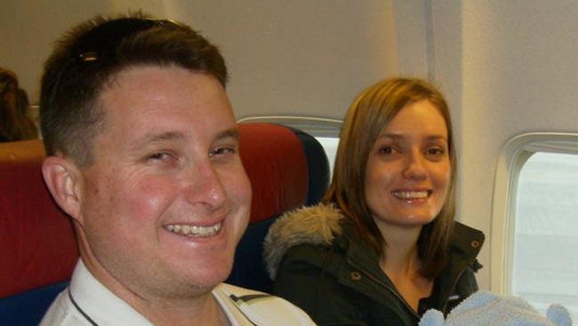 Senior Constable Brett Forte with wife and fellow police officer Susan Forte. Picture: Facebook