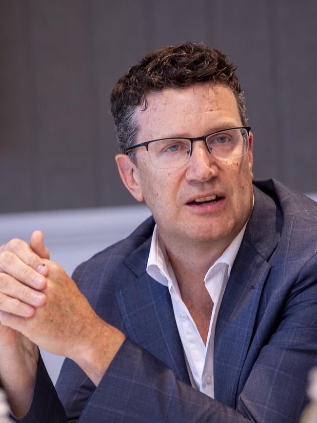 Nathan Cockerill, Chief Executive Officer, Keyton, told the Housing, Health and Happiness Roundtable retirement villages meant less travel time. Photo: Jeremy Piper /New Romans