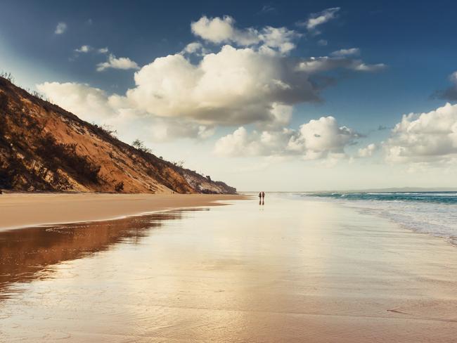 Rainbow Beach. High tides are anticipated at Rainbow and Teewah beaches on Good Friday. Picture: File photo/supplied